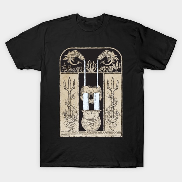 Alchemical water Element T-Shirt T-Shirt by Graphic Roach